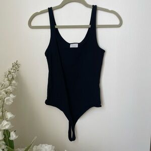 Abound Black Scoop Neck Bodysuit
